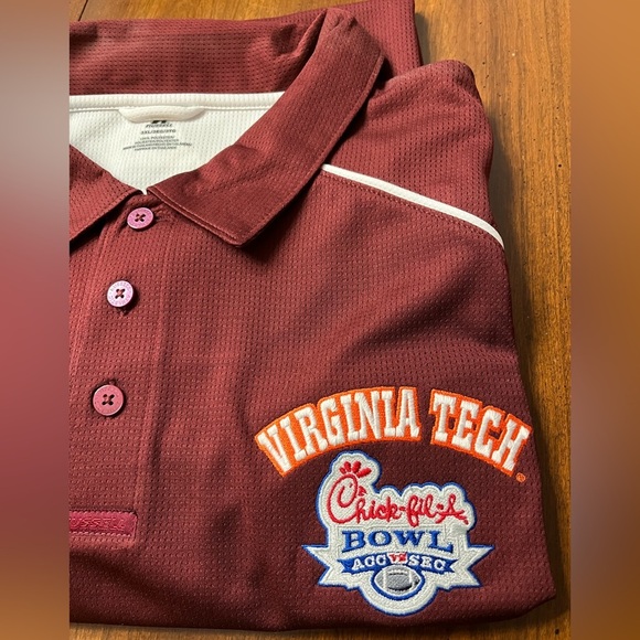 Virginia Tech Polo Chick-fil-A Bowl, 3X, NWOT - Picture 2 of 12
